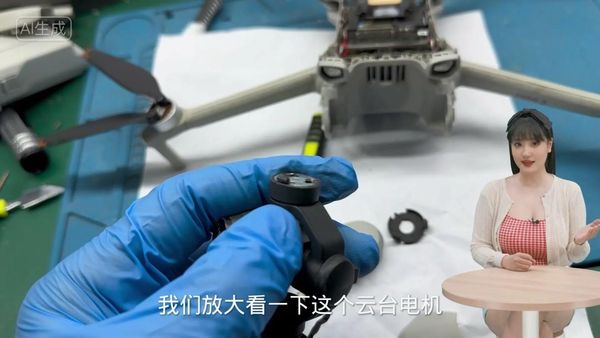 云台歪了_云台摔了歪头_Mini3 云台歪头怎么修